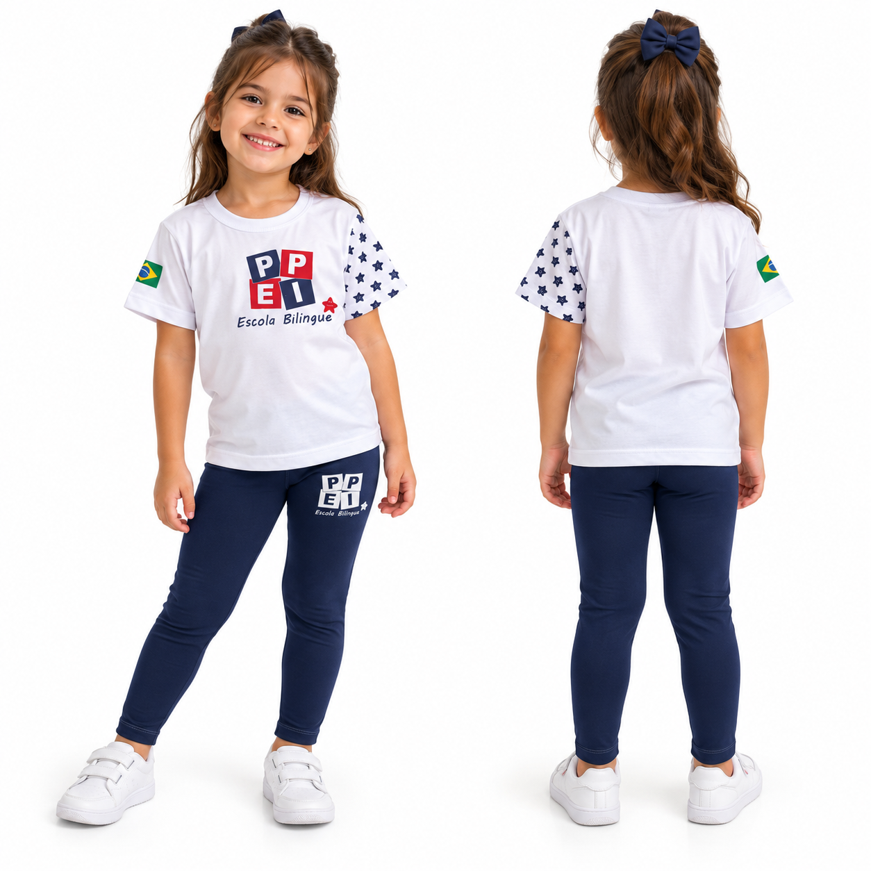 Legging e camiseta da PPEI — imagem de referência